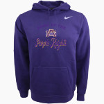 ST. AUGUSTINE HIGH SCHOOL PURPLE KNIGHTS Nike Men's Club Pullover Fleece Hoodie Front Thumbnail