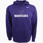 Warrenton Warriors Nike Men's Club Pullover Fleece Hoodie Front Thumbnail