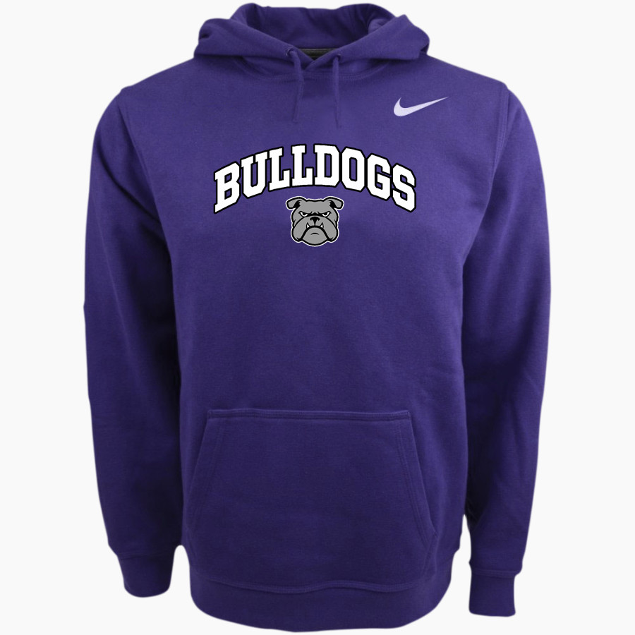 Garfield Bulldogs Nike Men's Club Pullover Fleece Hoodie