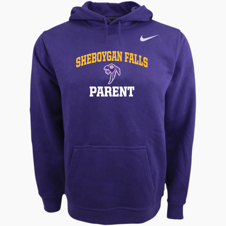 SHEBOYGAN FALLS HIGH SCHOOL FALCONS <span class="pdp-name-mascot">SHEBOYGAN FALLS FALCONS</span> Nike Men's Club Pullover Fleece Hoodie