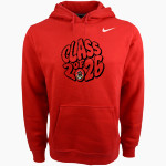 Pinckney Pirates Nike Men's Club Pullover Fleece Hoodie Front Thumbnail