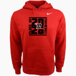 CHURCHILL HIGH SCHOOL CHARGERS Nike Men's Club Pullover Fleece Hoodie Front Thumbnail