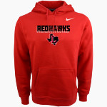 LIBERTY HIGH SCHOOL REDHAWKS <span class="pdp-name-mascot">LIBERTY REDHAWKS</span> Nike Men's Club Pullover Fleece Hoodie Front Thumbnail