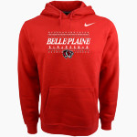 Belle Plaine Tigers Nike Men's Club Pullover Fleece Hoodie Front Thumbnail