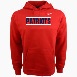 WESTWOOD HIGH SCHOOL PATRIOTS Nike Men's Club Pullover Fleece Hoodie Front Thumbnail