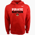 PECK COMMUNITY Pirates Nike Men's Club Pullover Fleece Hoodie Front Thumbnail