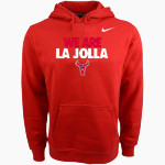 La Jolla Vikings Nike Men's Club Pullover Fleece Hoodie Front Thumbnail