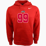 Boscobel Bulldogs Nike Men's Club Pullover Fleece Hoodie Front Thumbnail