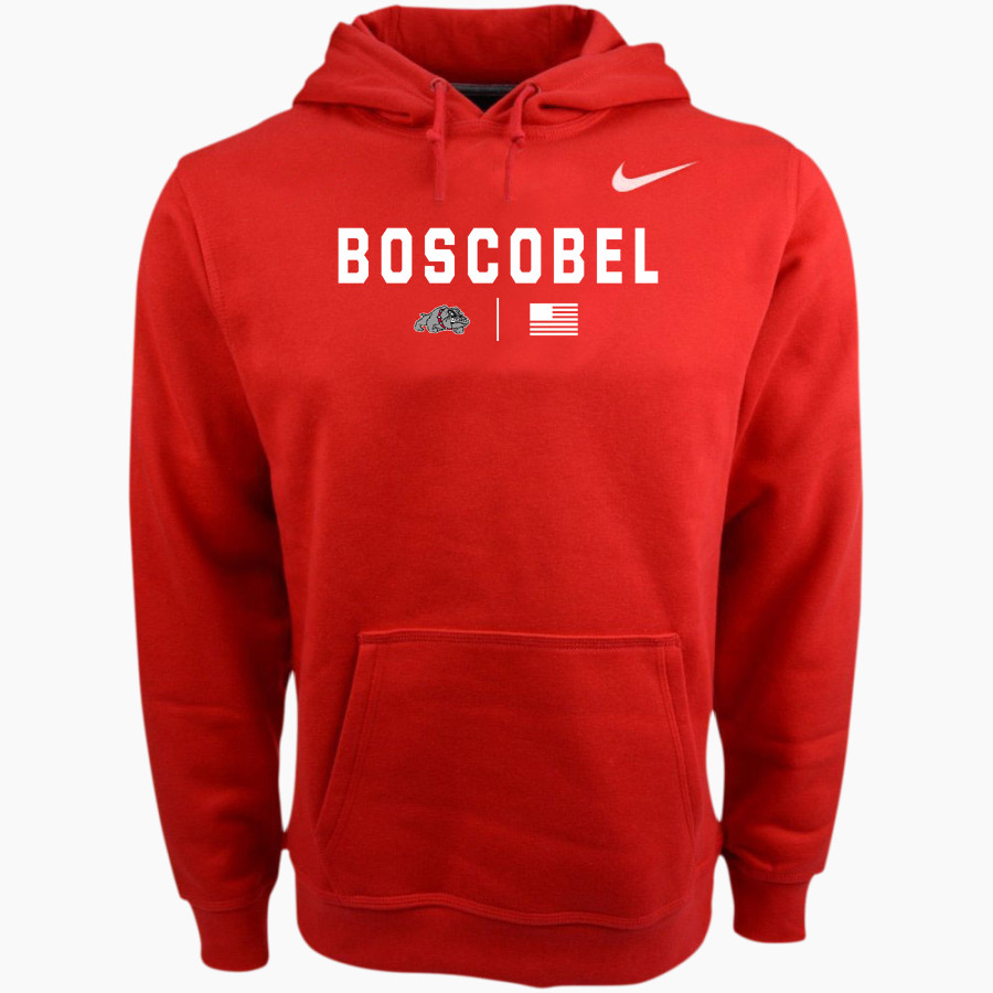 Boscobel Bulldogs Nike Men's Club Pullover Fleece Hoodie
