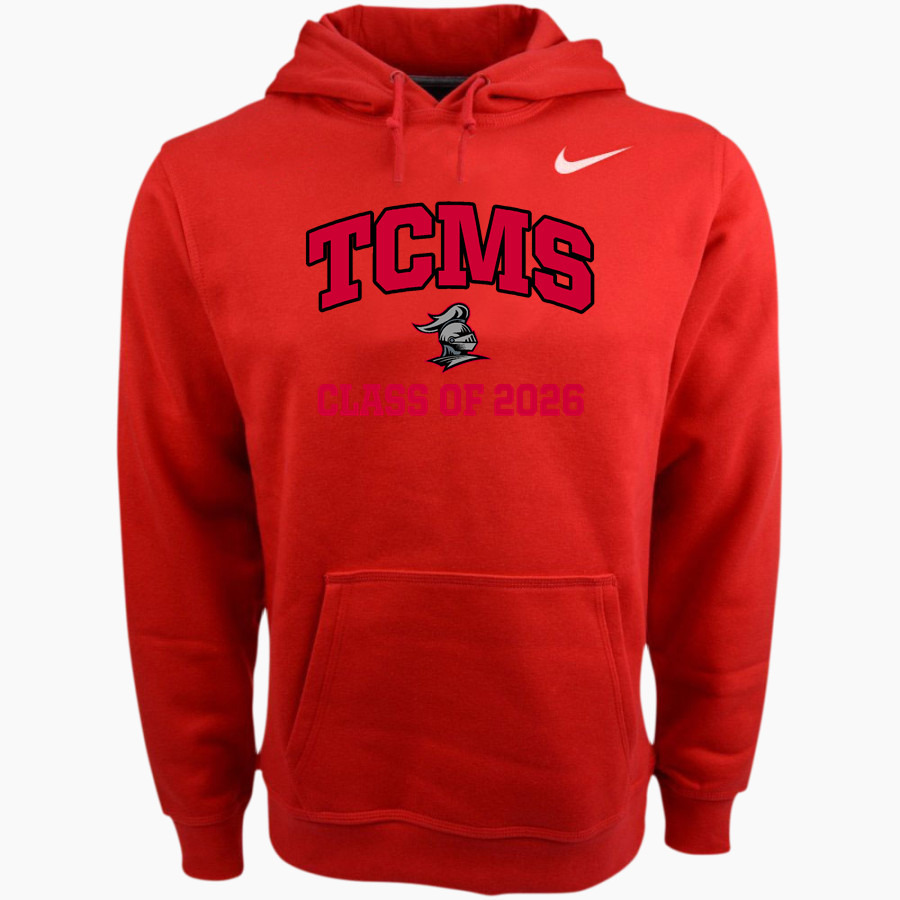 TCMS Knights Nike Men's Club Pullover Fleece Hoodie