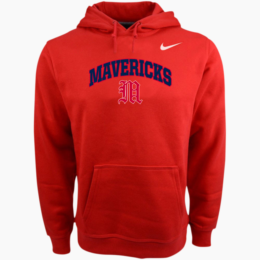 M.A.D Mavericks OFFICIAL ONLINE STORE <span class="pdp-name-mascot">Crieve Hall Youth Athletic Association Mad Mavericks</span> Nike Men's Club Pullover Fleece Hoodie