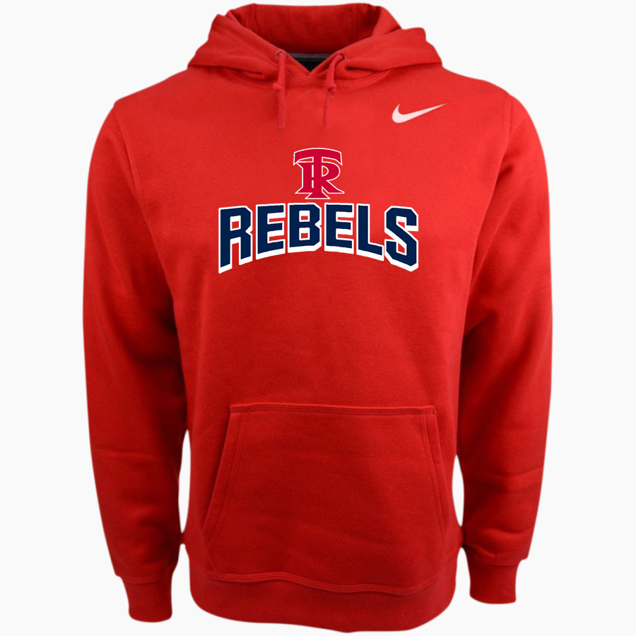 TIPTON ROSEMARK ACADEMY REBELS Nike Men's Club Pullover Fleece Hoodie