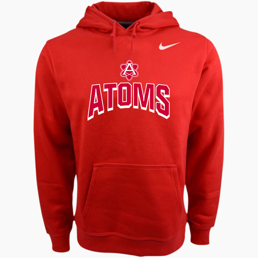 ANNANDALE HIGH SCHOOL ATOMS Nike Men's Club Pullover Fleece Hoodie