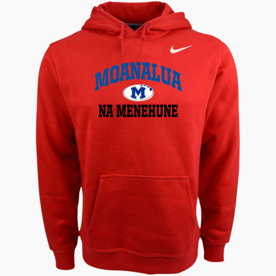 Moanalua Na Menehune Nike Men's Club Pullover Fleece Hoodie