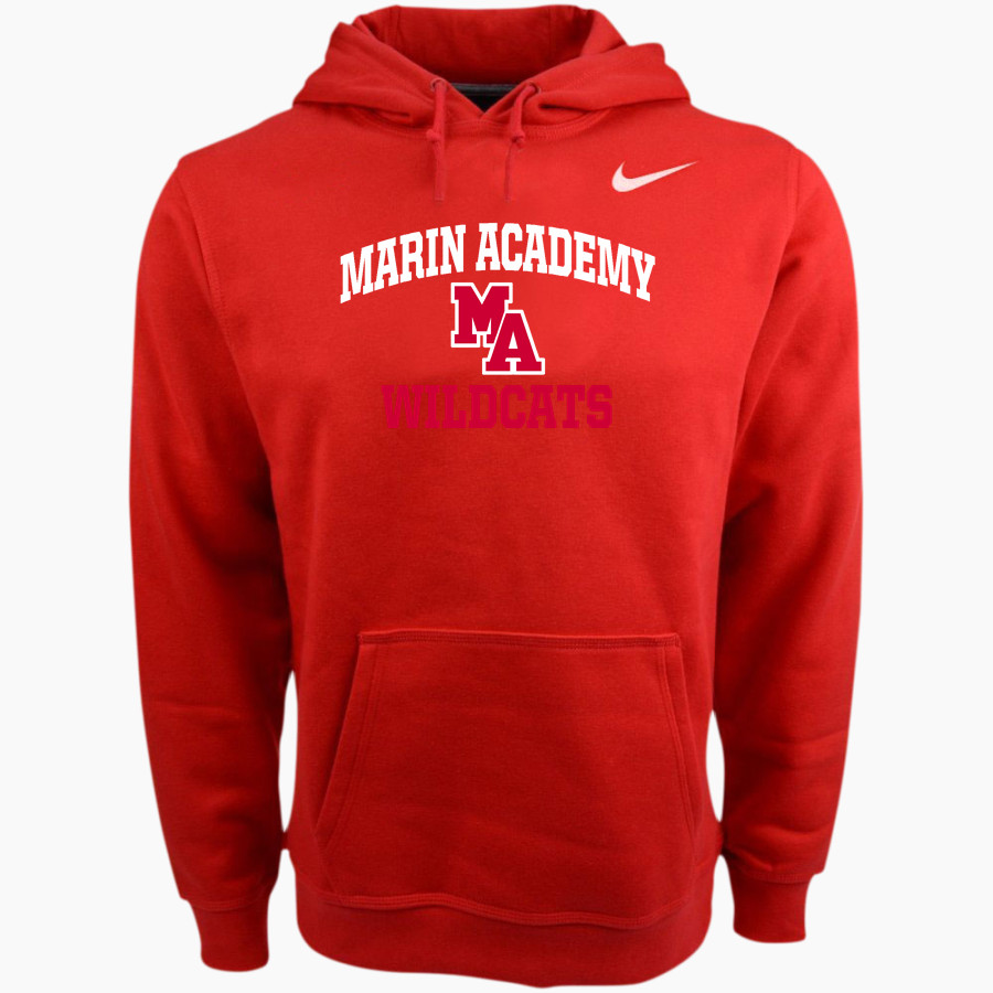 Marin Academy Wildcats <span class="pdp-name-mascot">Marin Academy Wildcats</span> Nike Men's Club Pullover Fleece Hoodie