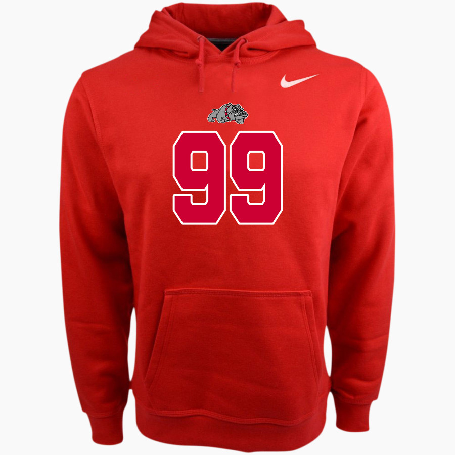 Boscobel Bulldogs Nike Men's Club Pullover Fleece Hoodie