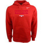 Shawnee Heights Thunderbirds <span class="pdp-name-mascot">Shawnee Heights Thunderbirds</span> Nike Men's Club Pullover Fleece Hoodie Front Thumbnail