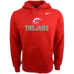 TUNSTALL SENIOR HIGH SCHOOL TROJANS <span class="pdp-name-mascot">TUNSTALL TROJANS</span> Nike Men's Club Pullover Fleece Hoodie Front Thumbnail