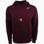 CHARLOTTE HIGH SCHOOL TROJANS Nike Men's Club Pullover Fleece Hoodie Front Thumbnail