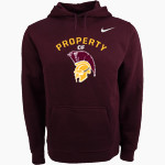 CHESTERTON HIGH SCHOOL TROJANS Nike Men's Club Pullover Fleece Hoodie Front Thumbnail