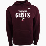Centenary Gents <span class="pdp-name-mascot">Centenary Gents</span> Nike Men's Club Pullover Fleece Hoodie Front Thumbnail