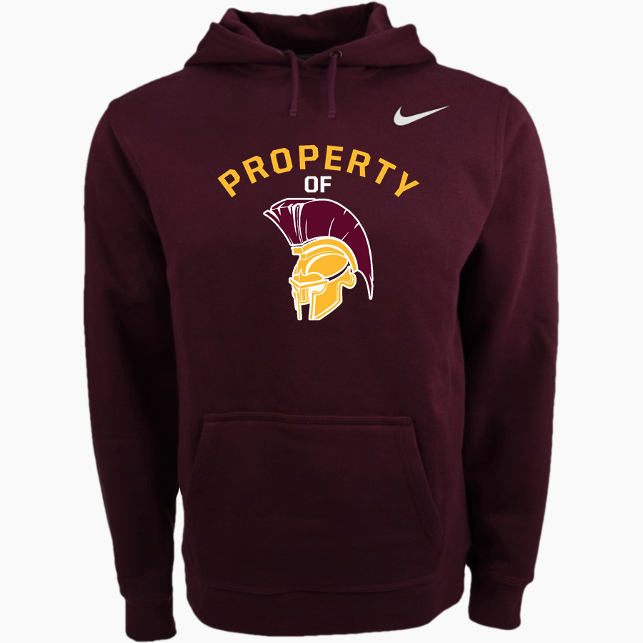 CHESTERTON HIGH SCHOOL TROJANS Nike Men's Club Pullover Fleece Hoodie