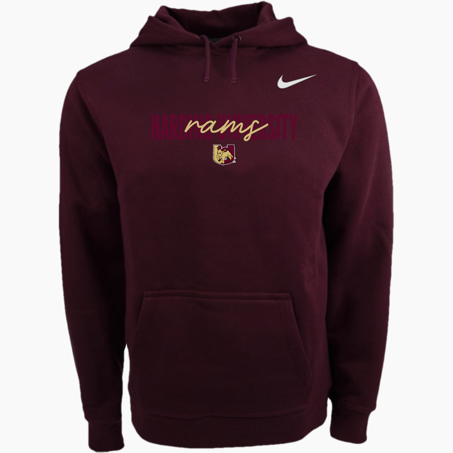 HARDING UNIVERSITY HIGH SCHOOL RAMS Nike Men's Club Pullover Fleece Hoodie