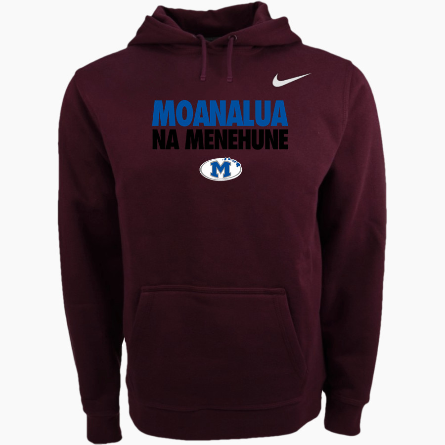 Moanalua Na Menehune Nike Men's Club Pullover Fleece Hoodie