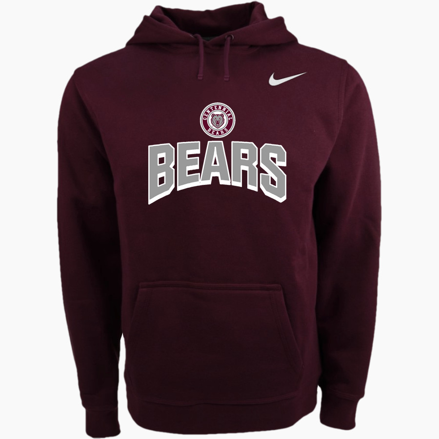 Centennial Bears Nike Men's Club Pullover Fleece Hoodie