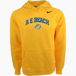A E BEACH HIGH SCHOOL BULLDOGS Nike Men's Club Pullover Fleece Hoodie Front Thumbnail