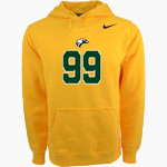 Fuentes Eagles Nike Men's Club Pullover Fleece Hoodie Front Thumbnail