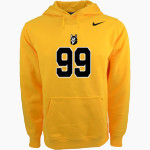 HIGHLAND HIGH SCHOOL HUSKIES Nike Men's Club Pullover Fleece Hoodie Front Thumbnail