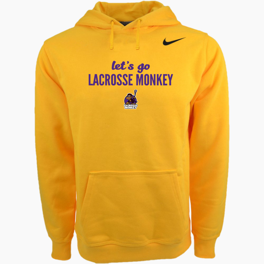 Lacrosse Monkey Nike Men's Club Pullover Fleece Hoodie