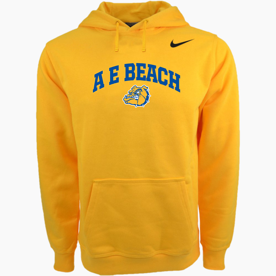 A E BEACH HIGH SCHOOL BULLDOGS Nike Men's Club Pullover Fleece Hoodie
