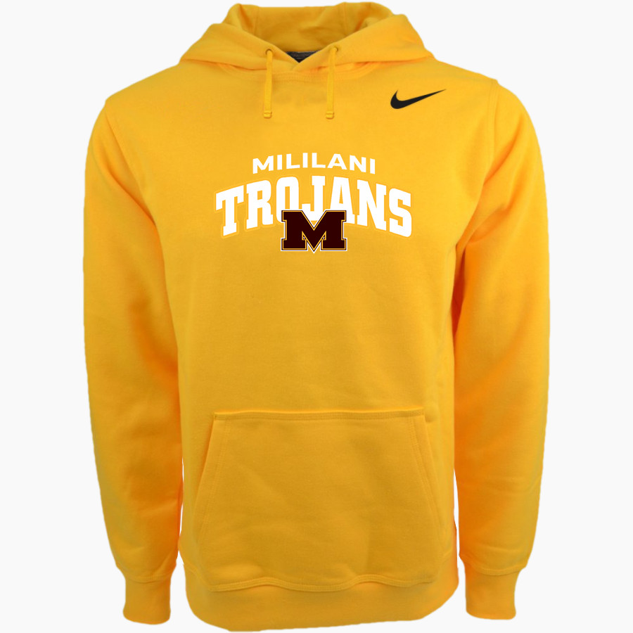 Mililani Trojans <span class="pdp-name-mascot">Mililani Trojans</span> Nike Men's Club Pullover Fleece Hoodie