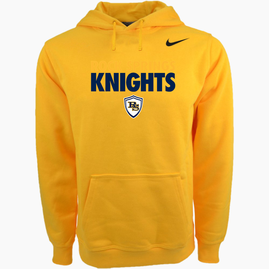 Rock Springs Knights Nike Men's Club Pullover Fleece Hoodie