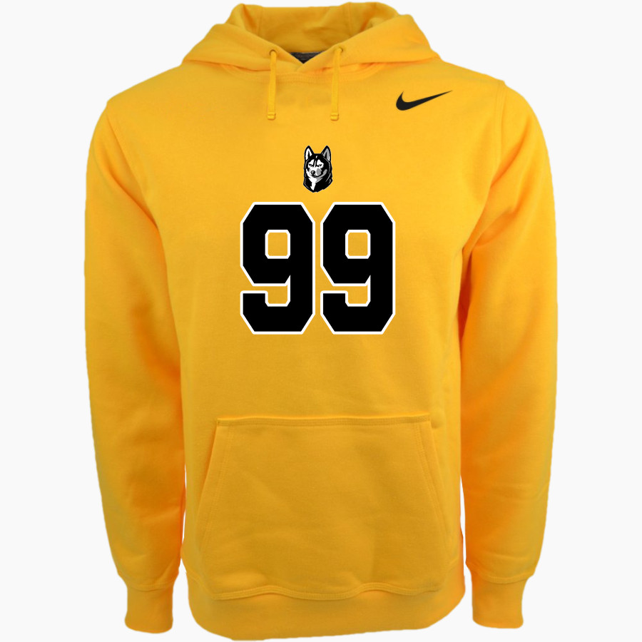 HIGHLAND HIGH SCHOOL HUSKIES Nike Men's Club Pullover Fleece Hoodie