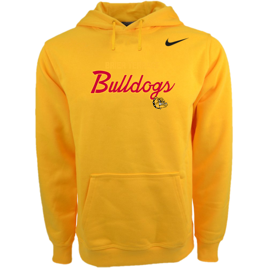 Brier Terrace Bulldogs <span class="pdp-name-mascot">Brier Terrace Bulldogs</span> Nike Men's Club Pullover Fleece Hoodie