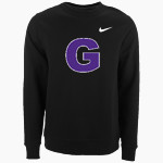 Garfield Bulldogs Nike Men's Club Fleece Crew Front Thumbnail