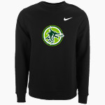 AZ Compass DRAGONS Nike Men's Club Fleece Crew Front Thumbnail