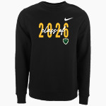 Gilbert Christian Knights Nike Men's Club Fleece Crew Front Thumbnail