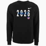 American Cornhole Nike Men's Club Fleece Crew Front Thumbnail