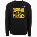 CRANDALL HIGH SCHOOL PIRATES <span class="pdp-name-mascot">CRANDALL PIRATES</span> Nike Men's Club Fleece Crew Front Thumbnail