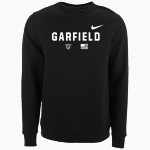 Garfield Bulldogs Nike Men's Club Fleece Crew Front Thumbnail