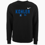 Kohler Bombers <span class="pdp-name-mascot">Kohler Bombers</span> Nike Men's Club Fleece Crew Front Thumbnail