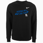 Spring Hill Panthers Nike Men's Club Fleece Crew Front Thumbnail