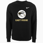 East Ridge Raptors Nike Men's Club Fleece Crew Front Thumbnail