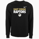 East Ridge Raptors <span class="pdp-name-mascot">East Ridge Raptors</span> Nike Men's Club Fleece Crew Front Thumbnail