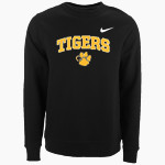 CRESCENT HIGH SCHOOL Tigers official sideline store Nike Men's Club Fleece Crew Front Thumbnail