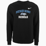 PATRICK HENRY HIGH SCHOOL REBELS <span class="pdp-name-mascot">PATRICK HENRY REBELS</span> Nike Men's Club Fleece Crew Front Thumbnail
